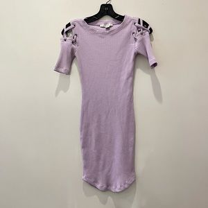 Form-Fitting Midi Dress